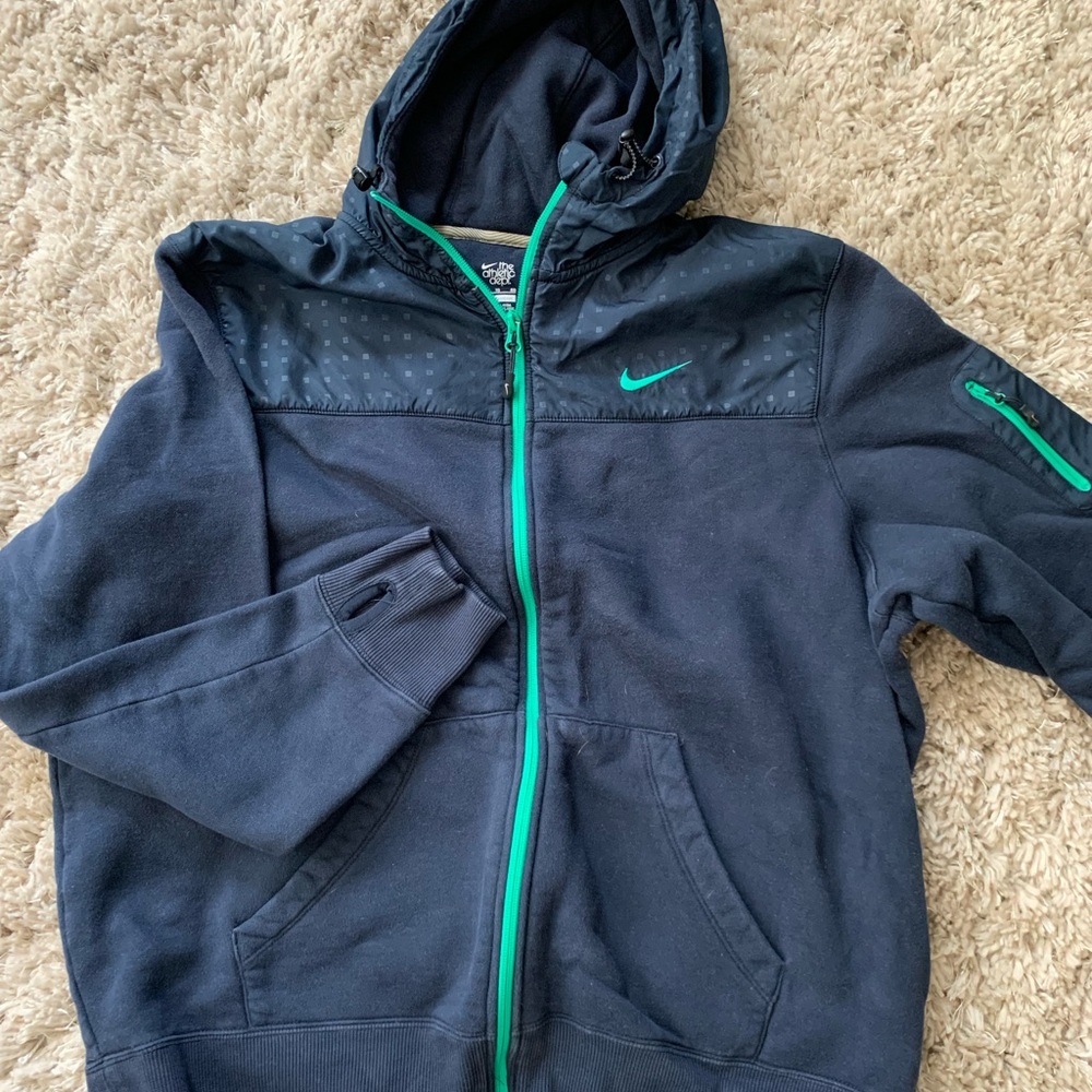 Men’s Nike Blue Zip Up